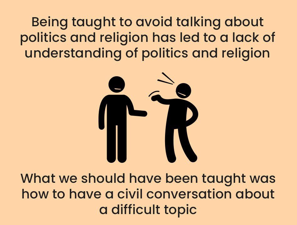 BenavidesB's tweet photo. #CivilDiscussion #Politics #Religion https://t.co/Um6l2uk2g0