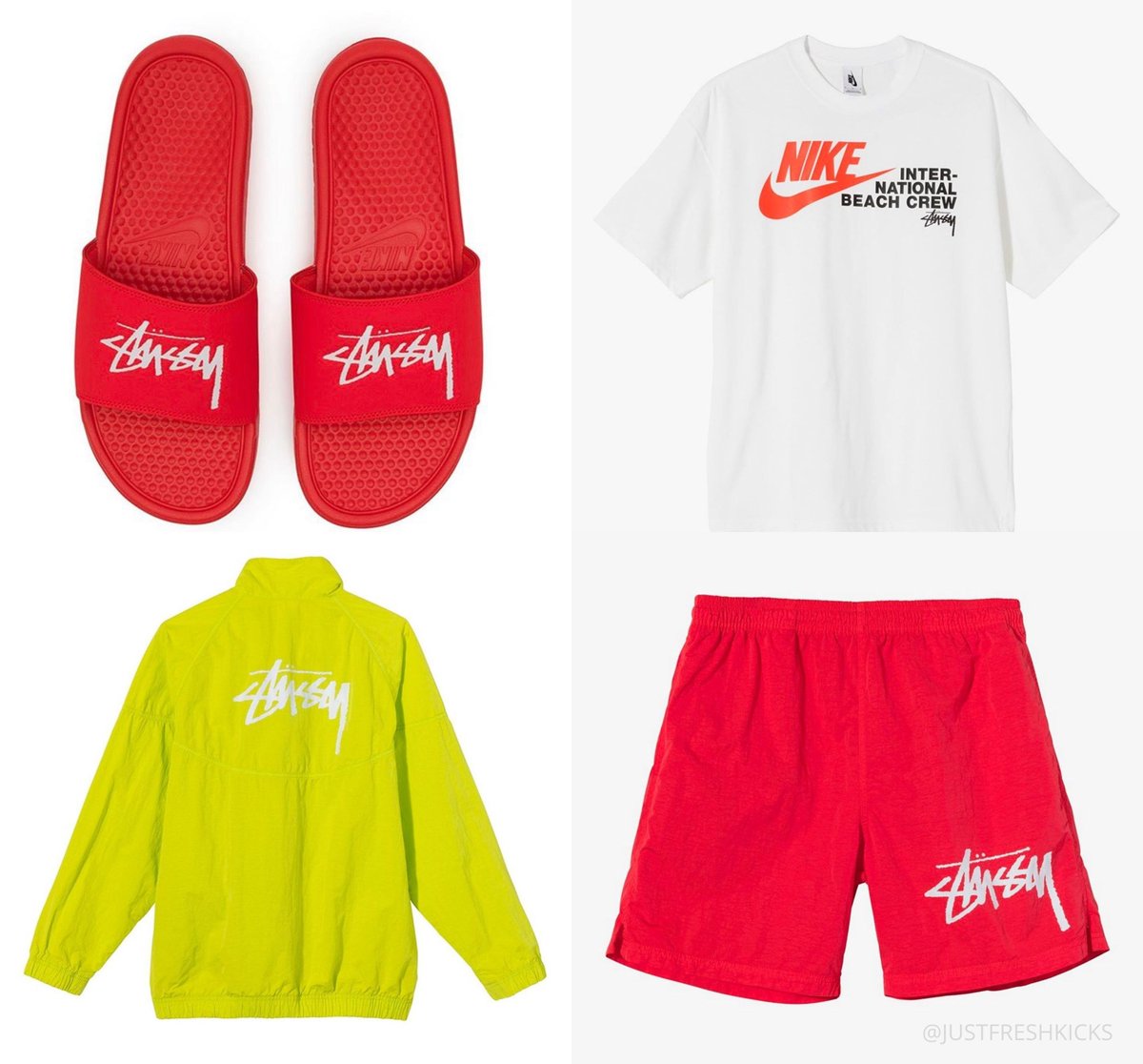 stussy x nike shorts