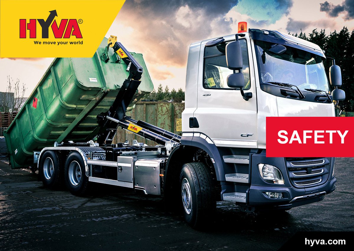 HyvaGlobal's tweet photo. A feature for improved safety on our Titan Hookloader is the combi-lock, which locks your container to your system by refraining the mechanism sliding in and out when engaged. To read about our Titan Hookloader: https://t.co/6GLL0P8yAc
#hyva #wemoveyourworld #titanhookloader https://t.co/6z0CG5yIu3