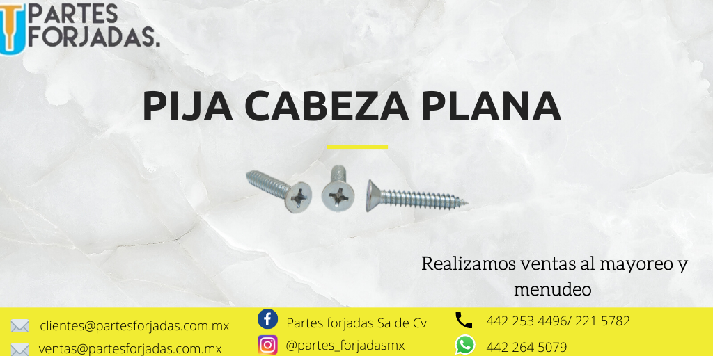 PForjadas's tweet image. ¿Sigues sin encontrar pijas para tus proyectos? 🤔

¡No te desanimes nosotros contamos con gran variedad de pijas para lo que necesites! 👷🏻‍♀️👷🏻‍♂️

#pijas #fijacion #hechoenméxico #tuercas #tornillos