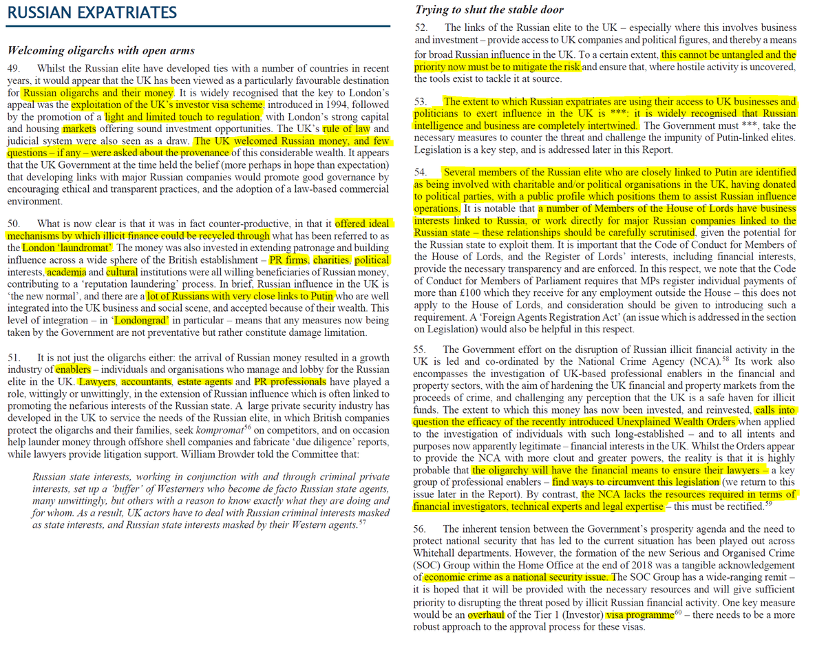 Russian oligarchs exploit the investor visa scheme, which must be overhauled. Their lawyers run circles around Unexplained Wealth Orders, so instead mitigate the risk by providing law enforcement with more resources to hire financial investigators, technical experts, and lawyers.
