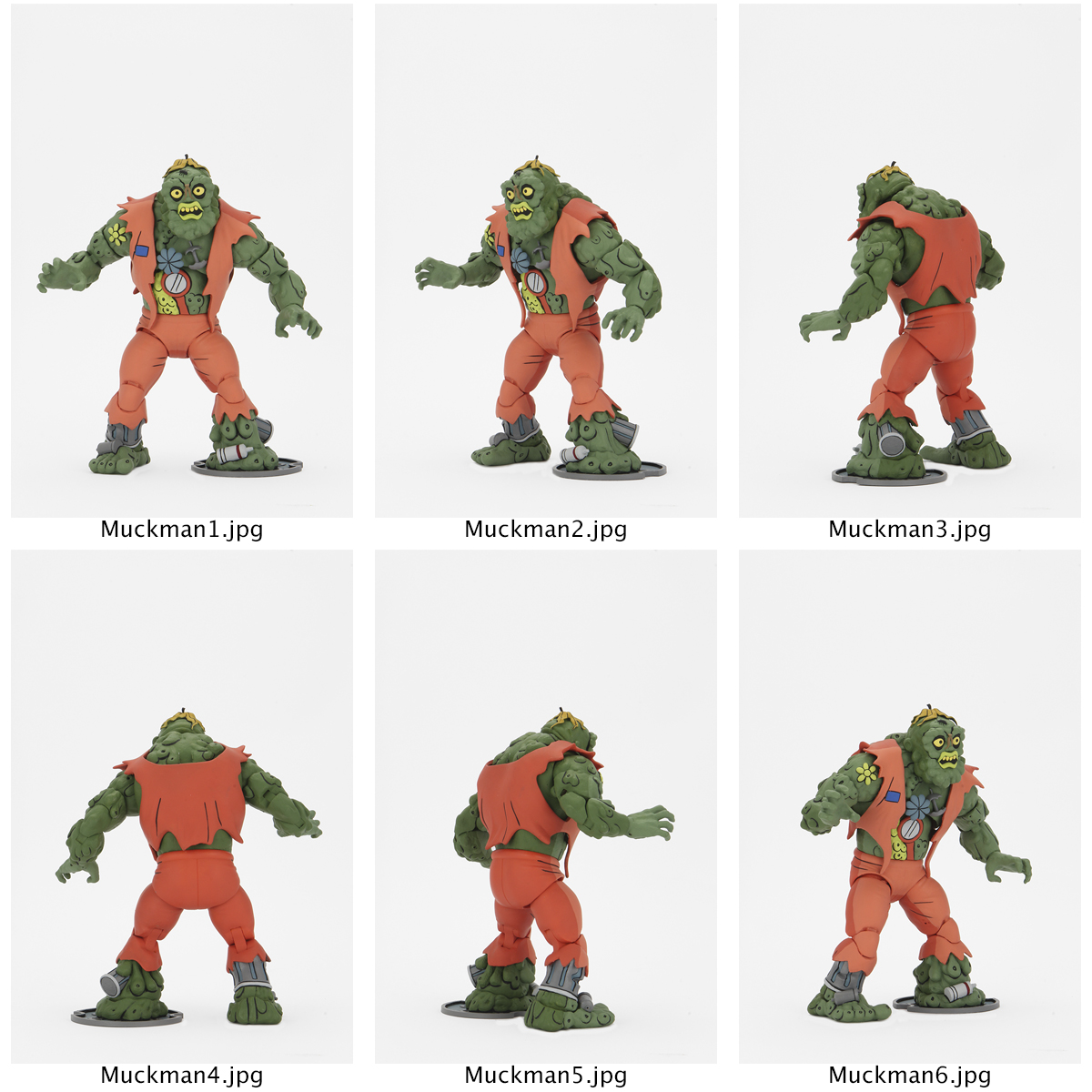 NECA_TOYS's tweet photo. REVEAL!! 
Muckman &amp; Joe Eyeball joins Mondo Gecko in early 2021.
Yes the can attaches to his back
 #TurtleTuesday #necacon #sdcc https://t.co/fqYYNqblpo