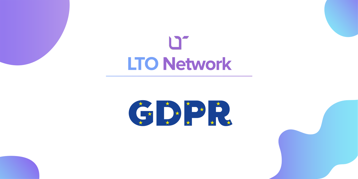 4/  $LTO is GDPR compatibile!It's super important. Thats why companies in EU are not afraid to use  $LTO technology. GDPR (data security) key factor on a market.