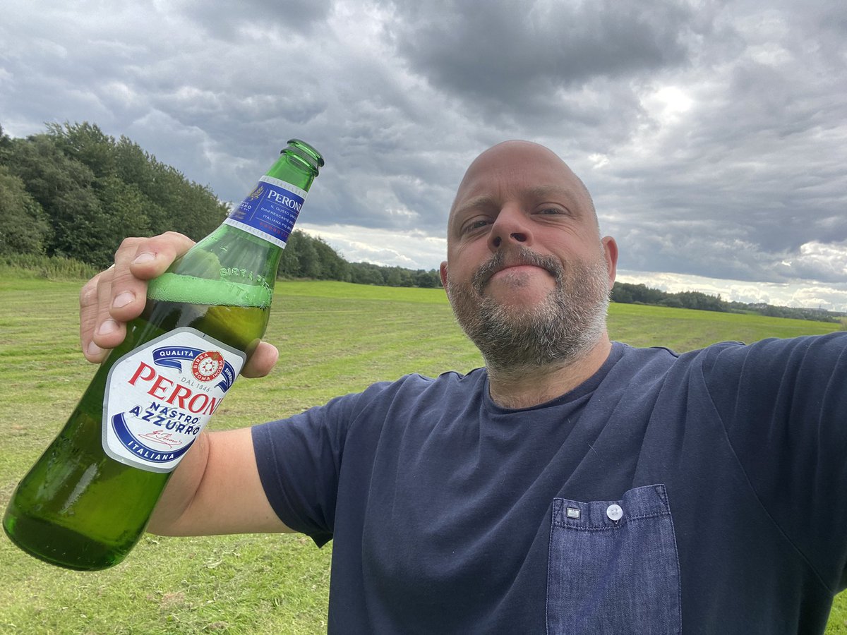 PaulInskipSSP's tweet photo. Is it too early ? Nah never when on furlough / holiday in the caravan #peronitime https://t.co/cB34X1ch6o