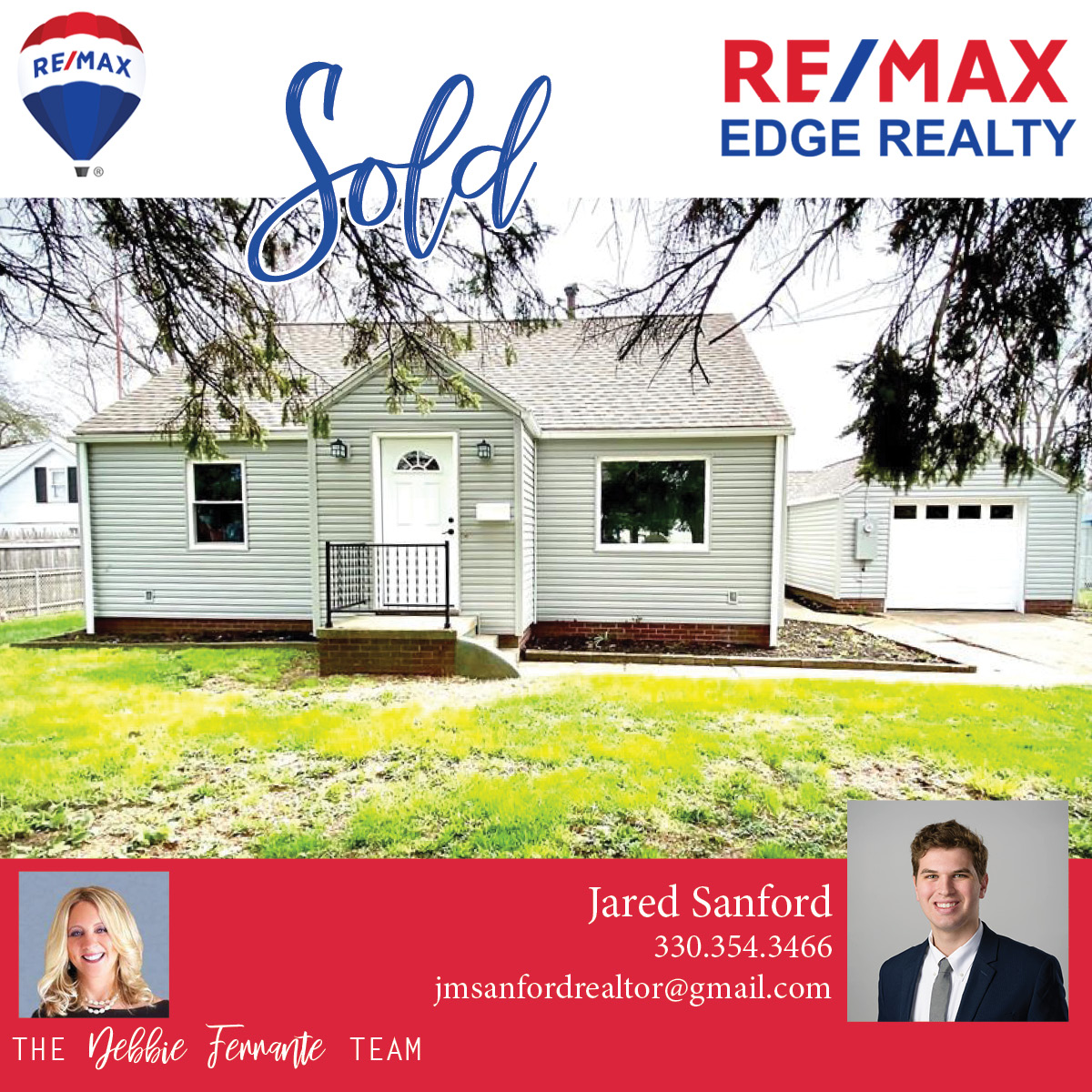 DebbieFerrante's tweet photo. SOLDπ‘π€©
Congrats Jared Sanford for selling another home!!
#ReMax #ReMaxEdgeRealty #ReMaxIt #WeAreReMax #NortheastOhio #Sold #HousingMarket https://t.co/P1U2P019tv