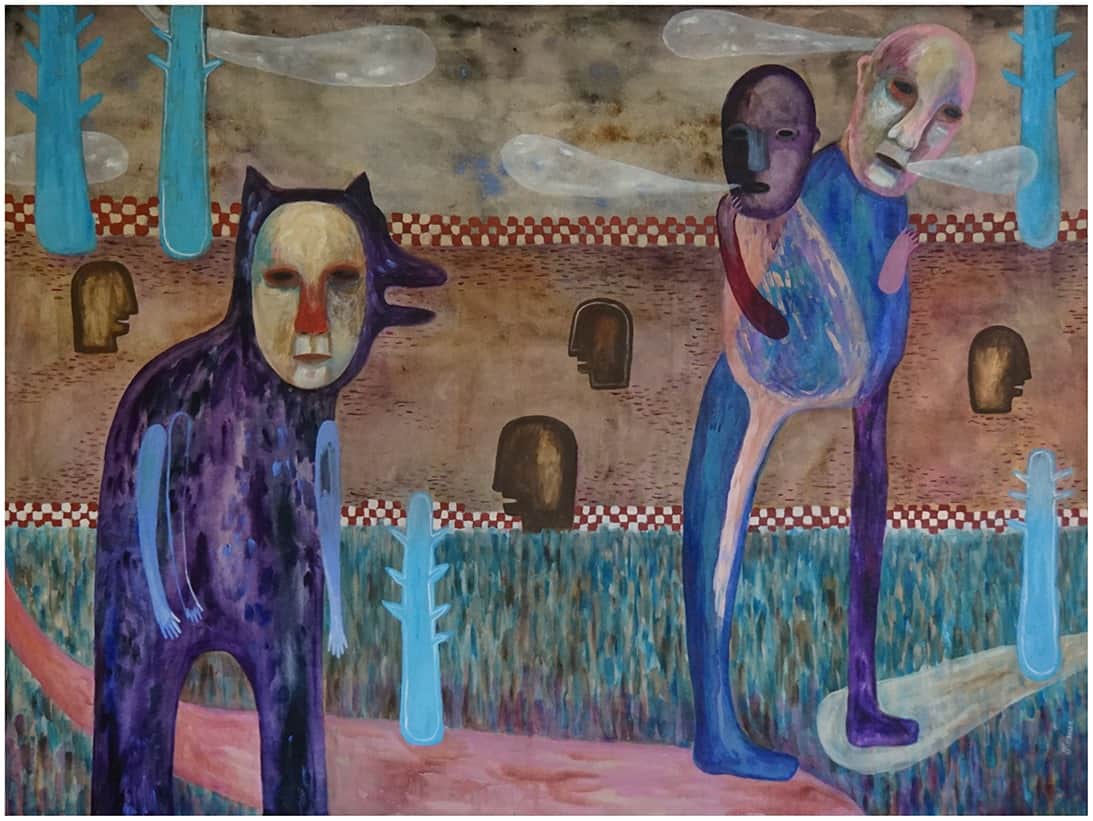 Empty vessels, 36 x 48" (~91 x 122 сm) ❤🐺
#art #painting #contemporaryart #Wolf #dogsoftwitter #magic #surrealism #ArtOfTheDay #artgallery #kunst #kunstwerk #arte #artstudio #Montreal