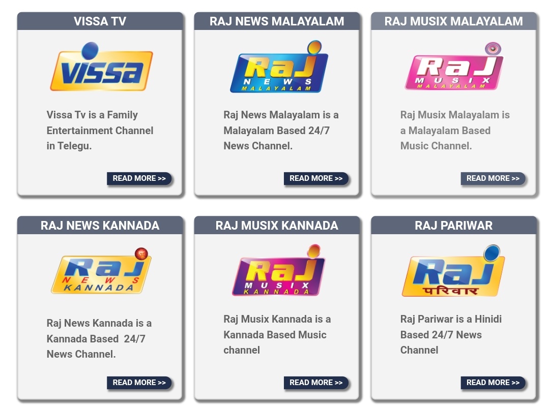 ராஜ் டிவி நெட்வொர்க் மொத்தம் 12 சேனல்கள் உள்ளடங்கியது. தமிழில் 4 சேனல்கள், தெலுங்கில் 3 சேனல்கள், மலையாளம், கன்னடத்தில் 2 சேனல்கள், ஹிந்தியில் ஒரு சேனல். சன் டிவிக்கு இணையாக இவர்களும் மீடியா துறையில் வளர்ச்சி கண்டனர்.சேனல்கள் மட்டுமின்றி பட தயாரிப்புகளிலும் ஈடுபட்டனர்.(8/n)