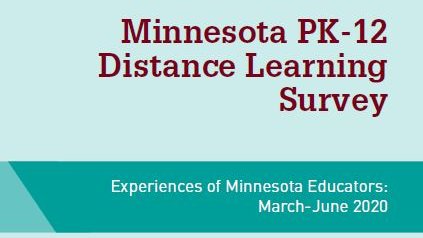 JUST RELEASED: Our  @UMN_CEHD Educator DL Survey  http://z.umn.edu/distancelearning Incredibly grateful to the 13,000+ educators across MN who shared their voices.Thx to my phenomenal research colleagues  @kimgibbons1  @alykparr  @MckevettM  @UMN_olpd Laura PotterFindings in a Thread... 1/