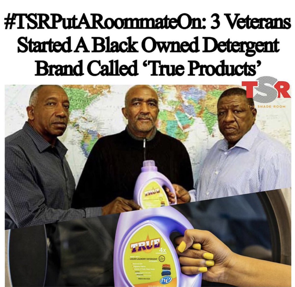 TrueLaundry's tweet photo. Thanks so much @theshaderoom for all of your love and support ✊🏾💜 https://t.co/O8caAtR6zk