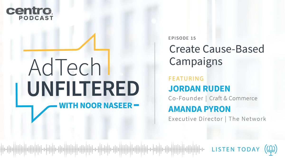 basisglobaltech's tweet photo. Learn all about mission- and cause-based advertising on this month's episode of AdTech Unfiltered! Listen in: https://t.co/n4y5ROjLdN #causemarketing #adsforacause https://t.co/jNlaIXMIK2