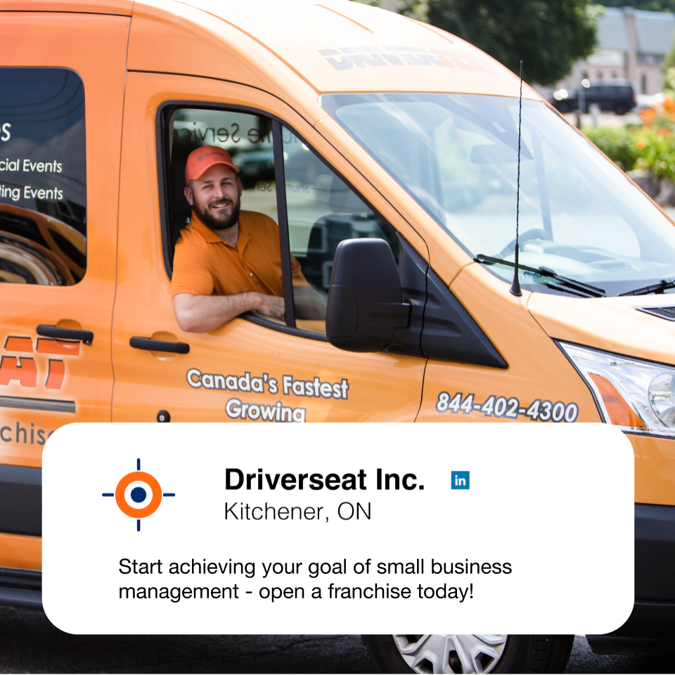 DriverseatFirst's tweet photo. Becoming your own boss is one of the greatest jobs in the world. In fact, it IS the greatest job in the world๐Start achieving your goal of small business management, and inquire about opening up a Driverseat franchise TODAY #PaintTheTownOrangeโ
#franchising #franchisingtips https://t.co/i7aDIMErg2