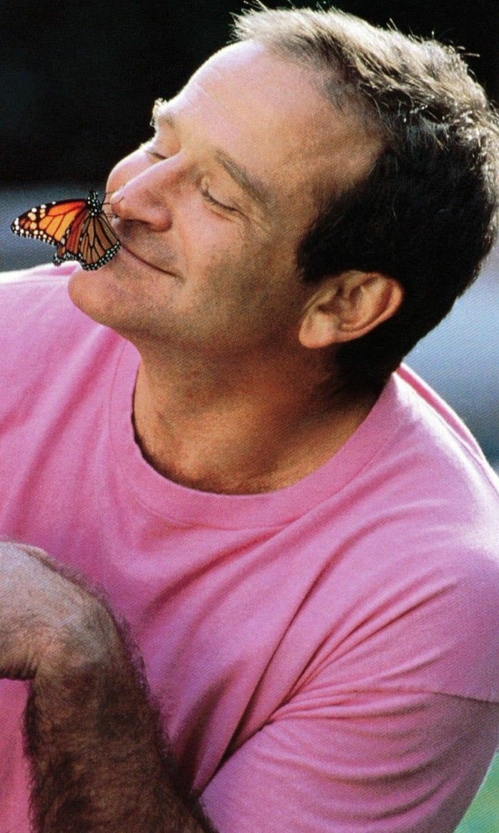 AndreaRussett's tweet photo. happy birthday #RobinWilliams 🦋 https://t.co/DVUFuRApeB