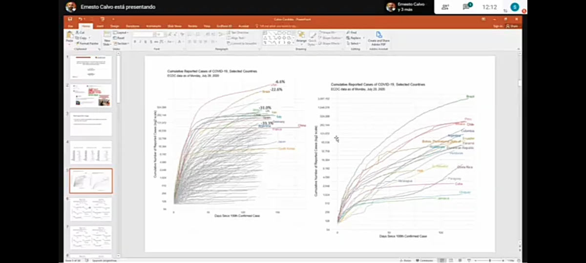 ⚠️[AHORA]  CICLO "FEDERALISMO, REGIONES Y CIUDADES POST PANDEMIA". Primer encuentro.  

Disertante: Ernesto Calvo

#HCDN
#ComPol
#ICaP
#QuedateEnCasa
<a href="/DiputadosAR/">Diputados Argentina</a> 
<a href="/ecalvo68/">Ernesto Calvo 💚</a>