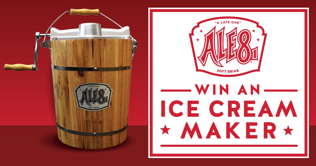 In honor of #NationalIceCreamMonth we’re giving away this branded Ale-8 Ice Cream Maker!

To enter:
-Follow <a href="/Ale8One/">Ale-8-One</a> on Twitter
-Retweet this tweet

Winner will be chosen on Friday, July 24.