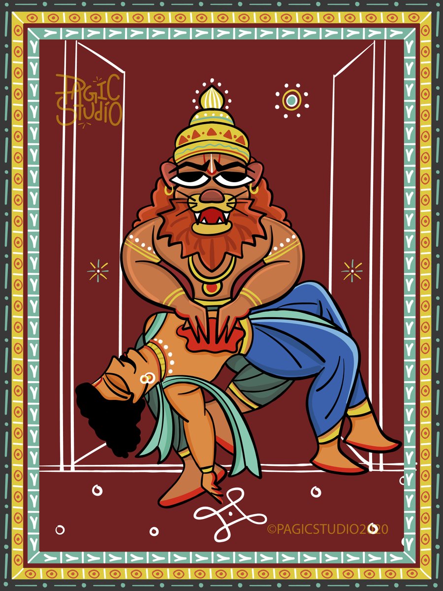 pagicstudio's tweet photo. #Dasavaratam Series #BengalPatua - Part 1 by #pagicstudio 

Link to the complete series https://t.co/hsER9SZLuI

#indianfolkart #Kurmavatar #matsyavatar #narasimha #Varahi #indianmythology #illustrations #digitalart #hindugod #hyderabad #vizagbrandingagency https://t.co/I34dCAQS1o