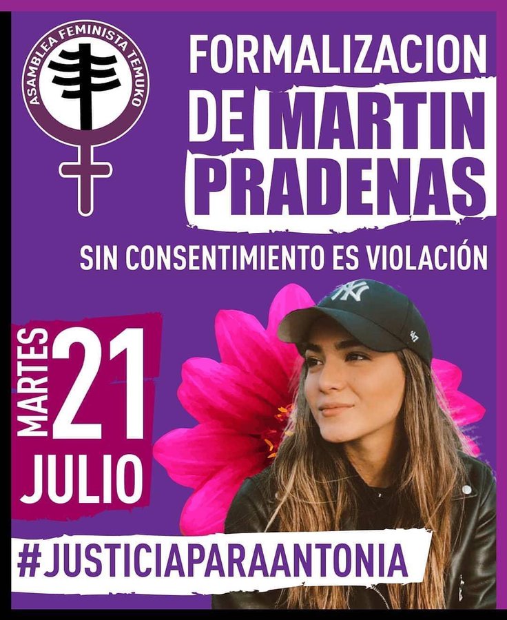 PlazaLillo's tweet photo. Ahora, juicio de formalización de Martín Pradenas acusado de violación de Antonia. #JusticiaParaAntoniaBarra #MartinPradenas https://t.co/snQn4excXt