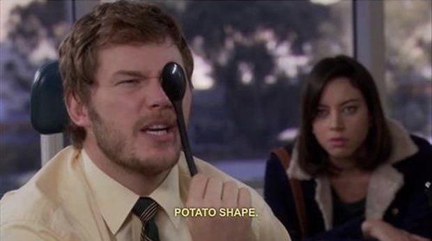 parks and rec characters as 3-D shapes: a much needed thread