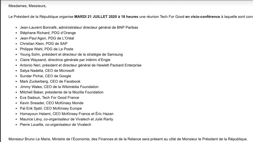 Tech_for_goodfr's tweet photo. 🔔 Notre Co-Présidente @Eva_Sdn présente aujourd'hui les revendications de notre écosystème d'entrepreneurs pionniers de la #TechForGood porté avec le @LIBERTE_LL @makesense Schoolab Hello Tomorrow @ la rencontre  organisée par par le Président de la République @EmmanuelMacron https://t.co/cStLoREWU4