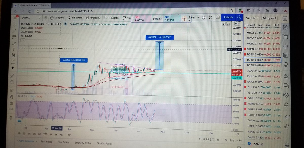 DrDigiAmber's tweet photo. Think I'm gonna start dumping some of my small bag alts to buy more #digibyte! 

This this is gonna blow 🚀🚀
Been building this since May! https://t.co/Gy5Esf7BNM