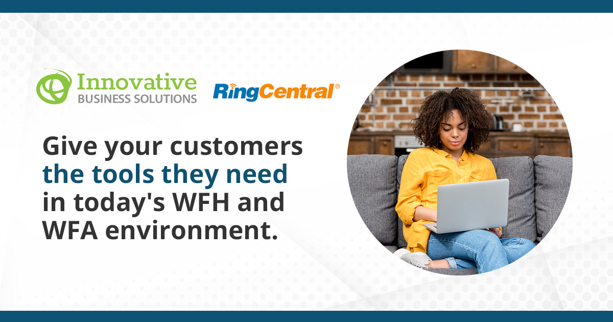Innovativetelco's tweet photo. In the #newnormal, your clients' employees can be working from anywhere. We've partnered with @RingCentral to help you offer them the collaboration tools they need to do their jobs successfully. https://t.co/WfebfH8zUm https://t.co/woWlxcni5M