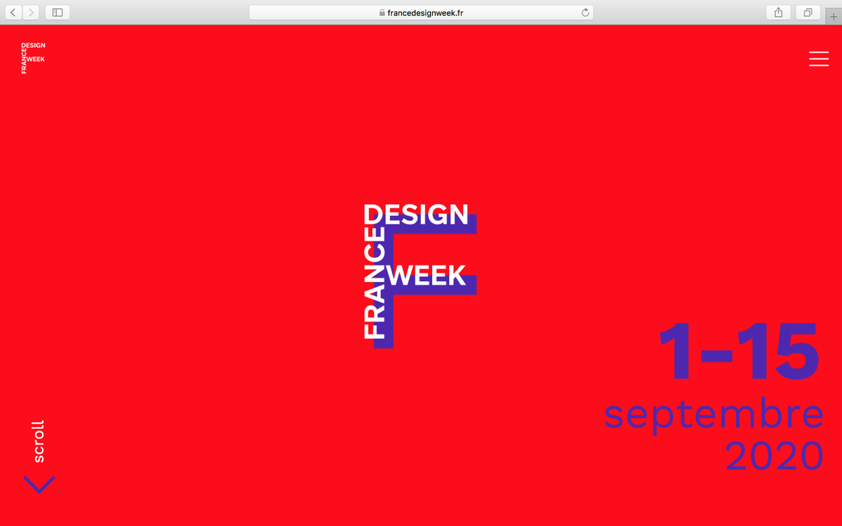 FR_designweek's tweet photo. Le site Internet France Design Week est en ligne ! 👨💻 👩💻
Découvrez-le vite ici 👉 https://t.co/j8419K9j2X
(Mais encore un peu de patience, le détail des événements arrive progressivement...)
#design #francedesignweek #fdw #francedesignweek2020 #fdw2020 https://t.co/SgE4FyidQA