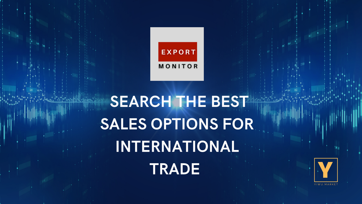 Export monitor - our new #service for creating #export sales channels for #government agencies, #chambers of commerce, groups of #companies, and other trade unions and professional #associations.

#chambersofcommerce #globaltrade  #chinatrade  #sales