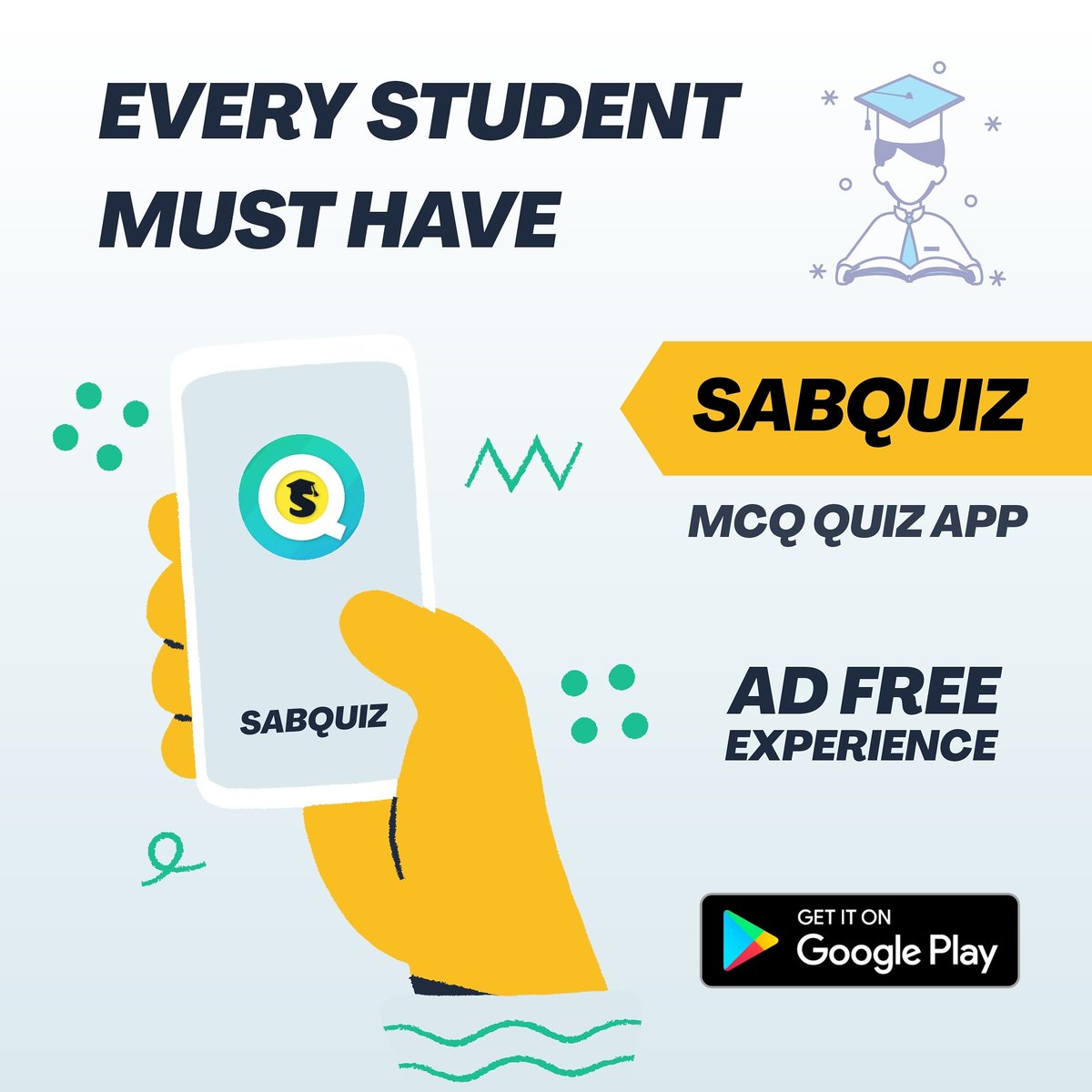 SabQuiz's tweet photo. Every student must have this ad free MCQ app. #MCQs #quiztime #sabquiz #dailyquiz #study
Get the app here 👇👇👇👇
https://t.co/HojpbBtlxC https://t.co/QQdBSdvx75