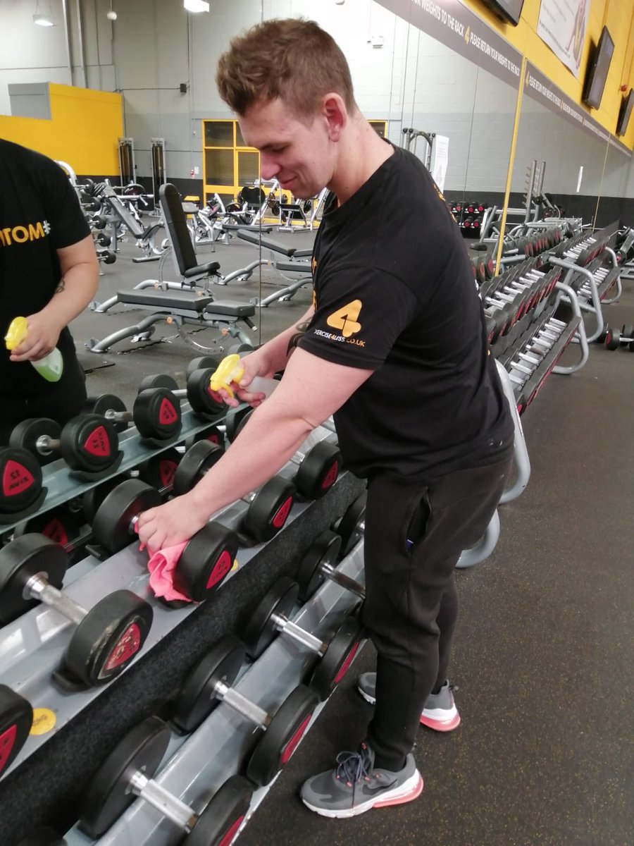 Xercise4Less's tweet photo. Our teams are busy getting gyms ready and making sure that they’re safe for your return this week. Are you planning on having a session on the 25th? 

For more information about health and safety and our re-opening plans at #Xercise4Less, follow this link: https://t.co/UfbNrMNu9f https://t.co/mpkHUpoFny