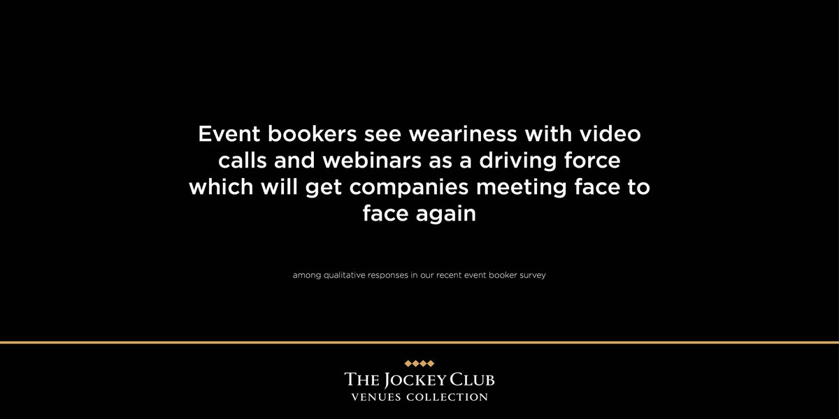 How keen will businesses be to start meeting face-to-face again after months of video calls?  The UK’s event profs share their views in our survey bit.ly/32FZgIv