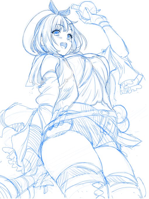 ライザちゃん続投おめでとう～。ラフ 