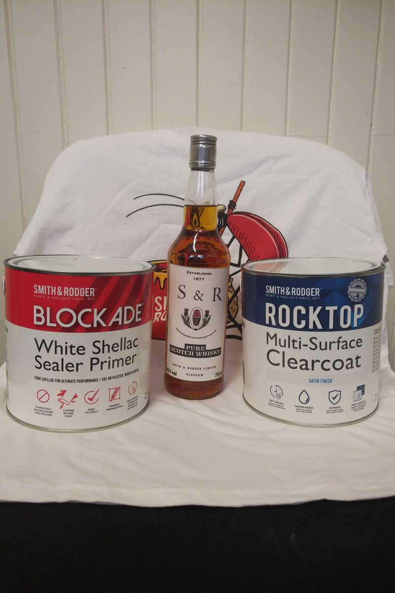 Smith_Rodger's tweet image. It&apos;s been too long! To celebrate the launch of our new website dedicated to Blockade and Rocktop we&apos;re giving away a 2.5L of each, S&amp;amp;R t-shirt and a bottle of S&amp;amp;R whisky. To enter please retweet and follow by midnight 31/07/20. Good luck! #blockade #rocktop #prize #competition
