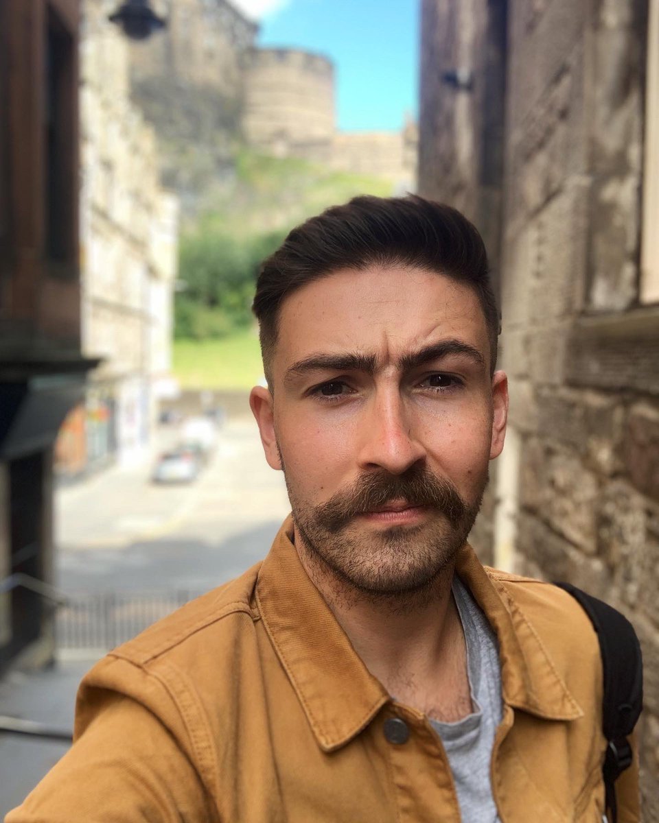rosspenrose's tweet photo. Fully evolved. Hello lvl 26!
🐉 ✨ 
Crazy how much a haircut can give you so much confidence especially when it’s been kept from you for 4 months. 
Thanks to @sinkandanchor for the fresh fade and for finally cutting out what remained of my Sharon Osbourne red dye job! https://t.co/ETAj7oYwLX