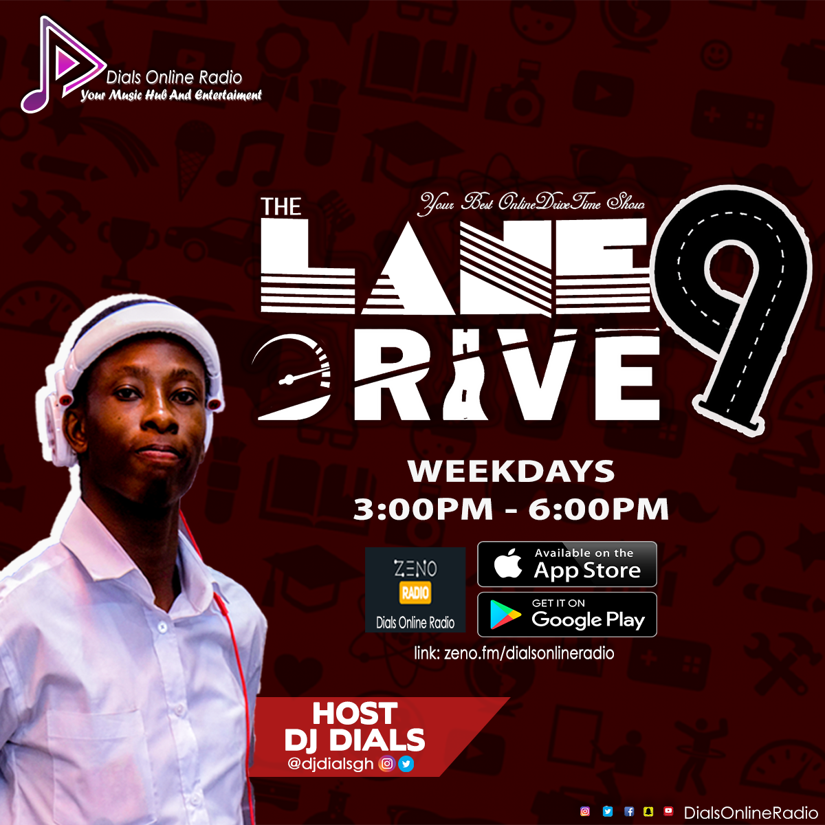 DialsRadio's tweet image. Now Playing on @DialsRadio 

@fireboydml - What If I Say

#THELANE9DRIVE WITH @djdialsgh 

#InspirationalTuesday

zeno.fm/dialsonlinerad…