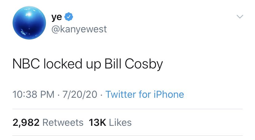 So  @DennisseLisseth brought up this Ye tweet from last night. Honestly, when he tweeted it at first I was like, “what is he talking about?”Thread 