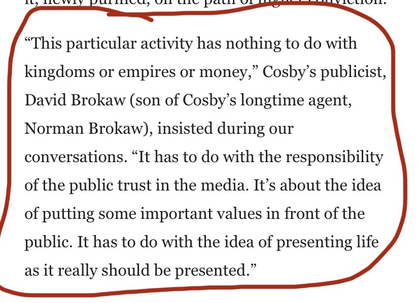 This stood out to me as things Bill Cosby was for would definitely go against their agenda..