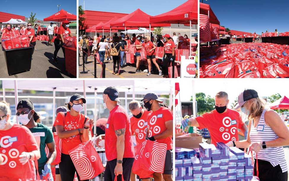 Proud to help our Minneapolis community alongside Team Target at our Lake Street store over the weekend!