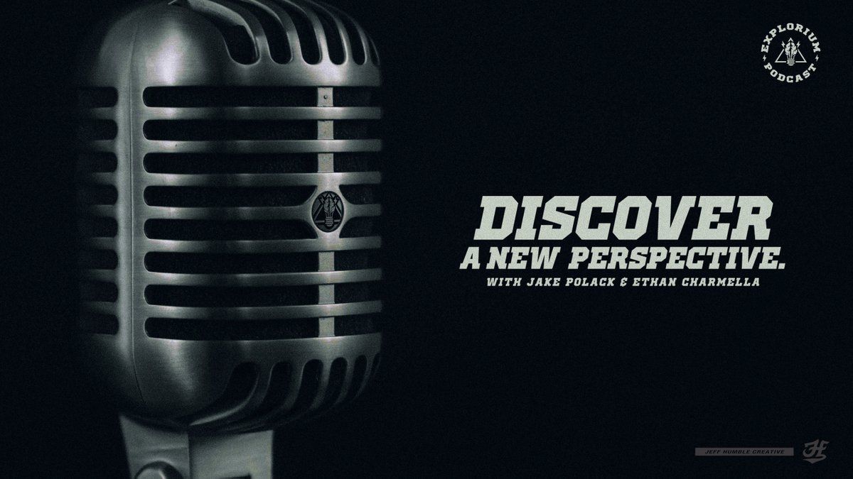 JHumbleCreative's tweet photo. Logo design I did for my good friend @jakepolack4 for his podcast show. 

Go give them a listen!
➡️ @The_Explorium https://t.co/eL8ezFImjS