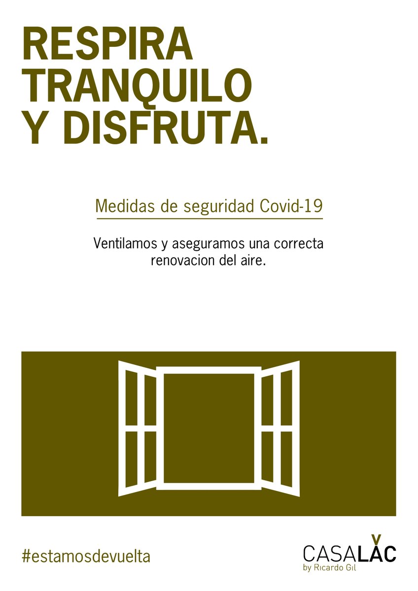 Queremos que tu experiencia en nuestra casa sea segura y agradable.
Seguimos creando experiencias. Cuidamos de ti.
Tú solo disfruta.
CasaLac, Restaurante 33, La Huerta de Tudela

#protocolosdeseguridad #cocinasaludable #protegetusistemainmunologico