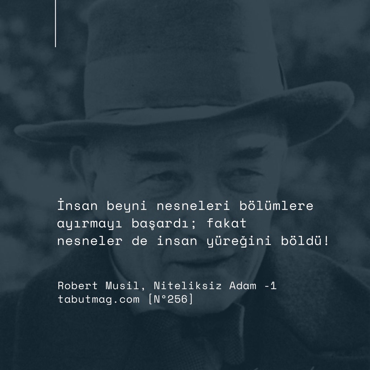 #RobertMusil, Niteliksiz Adam -1