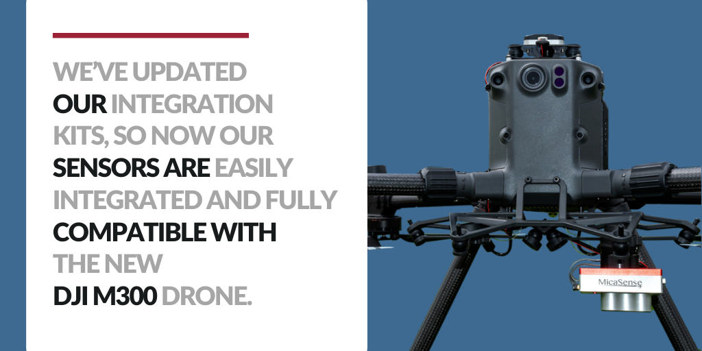 MicaSense's tweet photo. A plug-and-play solution for integrating our products on the new @DJI M300. Kit options for all our sensors. Check out the details at https://t.co/MkVJg4puwW
#RedEdge-MX #Altum #DualCameraSystem #IflyRedEdge #UAV https://t.co/aVcNMSPYEe