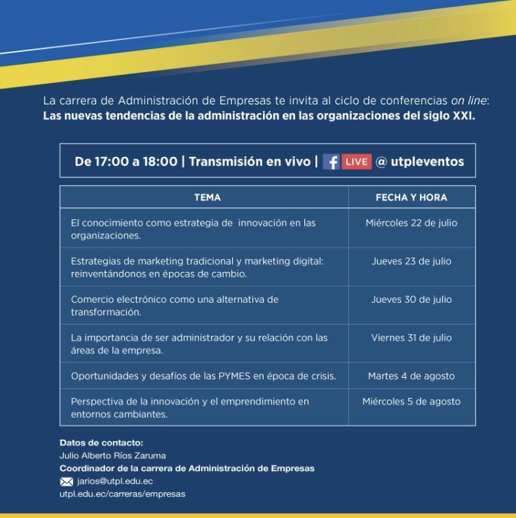 divillafuerte's tweet photo. Cordialmente invitados, jóvenes bachilleres y público en general! https://t.co/KkcE2mbcfl