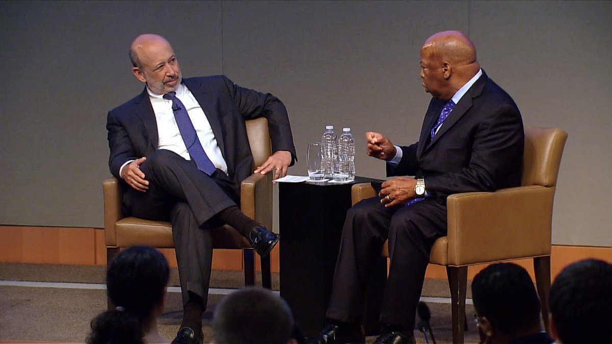 ChicagoDiane's tweet image. “Under the rule of the law, you cannot have equality for some and not equality for all.” - Congressman John Lewis during a #TalksAtGS with @LloydBlankfein in 2014: click.gs.com/aenh bit.ly/2Cp6QMV
