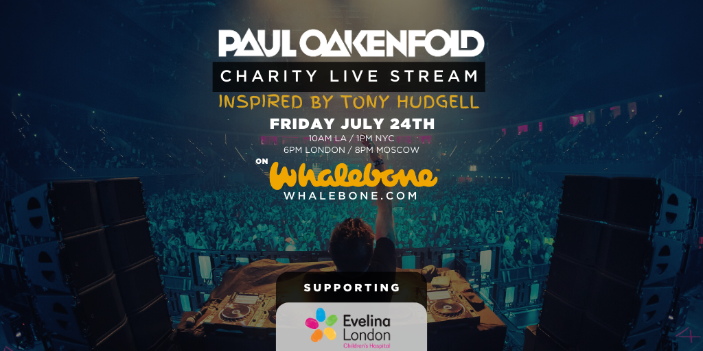 Join us again live this Friday as we support the Evelina Children’s Hospital and continue to raise more money for the wonderful charity started by Tony Hudgell with an exclusive set from <a href="/pauloakenfold/">Paul Oakenfold</a>.

Event link in bio.