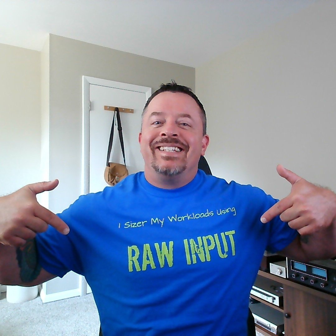 Jeff_ITguy's tweet photo. Yeah I'm a nerd...
@LifeAtNutanix @nutanix #sizer #rawinput #nutant #todaysworkattire https://t.co/nUm2AuyMkp