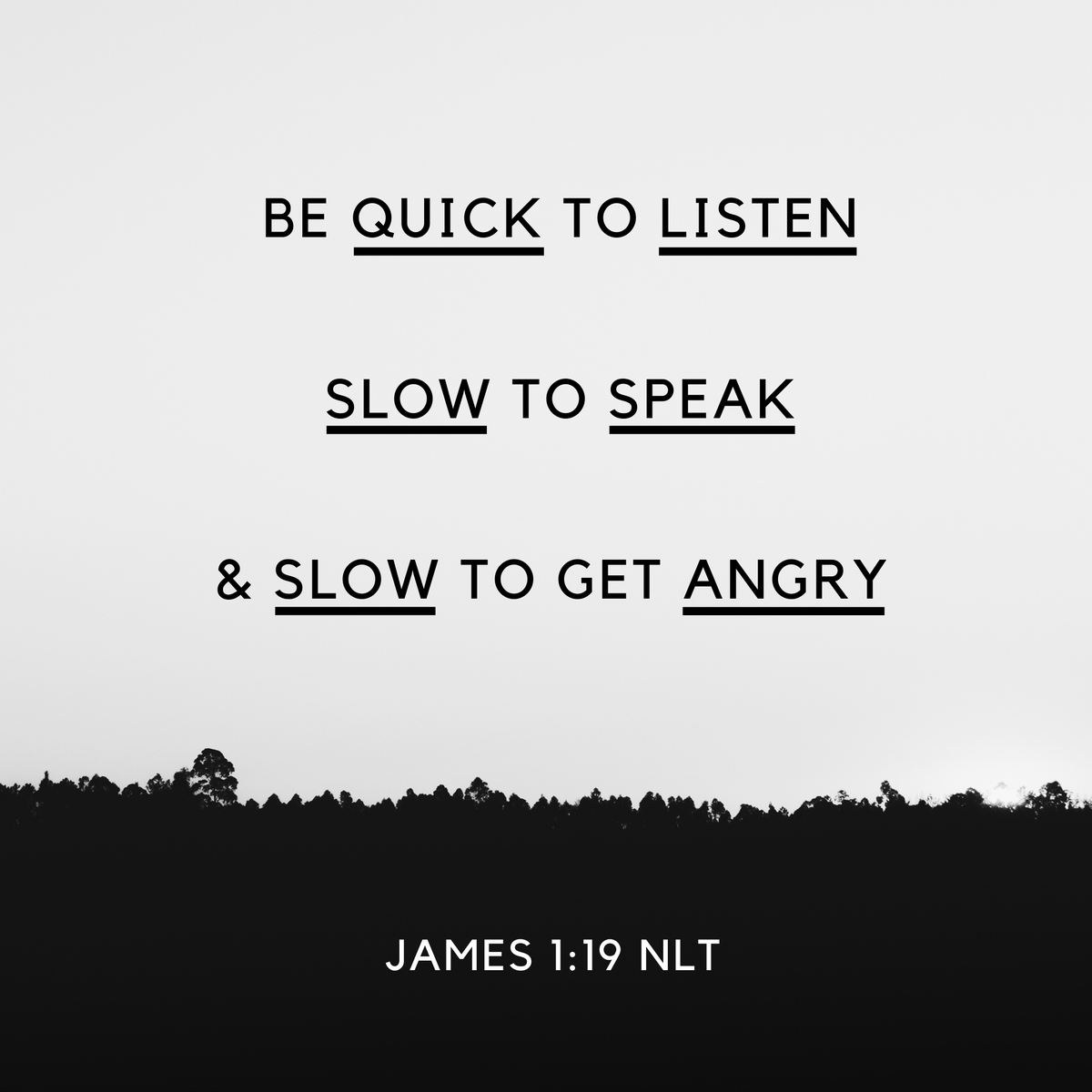 Crosspoint247's tweet photo. “Understand this, my dear brothers and sisters: You must all be quick to listen, slow to speak, and slow to get angry.” James 1:19 NLT #crosspoint247 #bridgingthedivide #bridgedivide https://t.co/HexsZ1BLaj