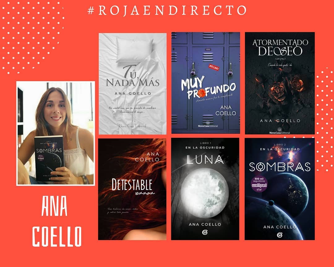 CoemasCF's tweet photo. No se pierdan la entrevista con @AnaCoello_, además #Rojaendirecto @EntreletrasA estará obsequiado un ejemplar en digital de #DetestableError, animate a participar 😉😉

https://t.co/co7PZRbWqI https://t.co/eA0uelq7Zn