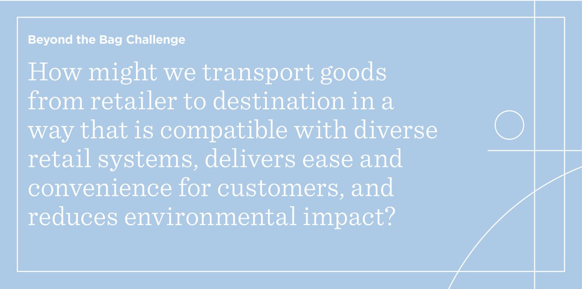OpenIDEO's tweet photo. It’s estimated that we use 100 billion plastic bags per year in the U.S. alone. @OpenIDEO and @LoopFund are launching a new Challenge to redesign the way goods are carried home. Join the #BeyondtheBag Challenge on August 3: https://t.co/2wRMhZt6bh https://t.co/k28OIfm115