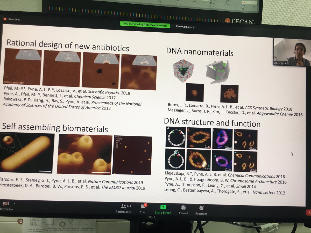 MehdiRavandeh's tweet photo. The BioAFM summer school #AFMBioMed2020, followed by great talks by @alicepyne on AFM imaging of DNA nanostructures and AFM based nanomechanics of cells by @Alessandro Podestà! Many thanks to @felix_rico and @Leda_Lcr and Sasha for practical training parts! https://t.co/vwrLdltfg8