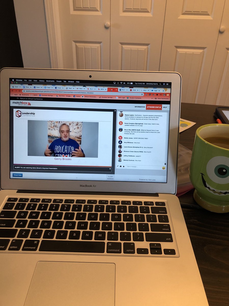 Excited for this conference today.   I needed it. #erducatoratrong #msta