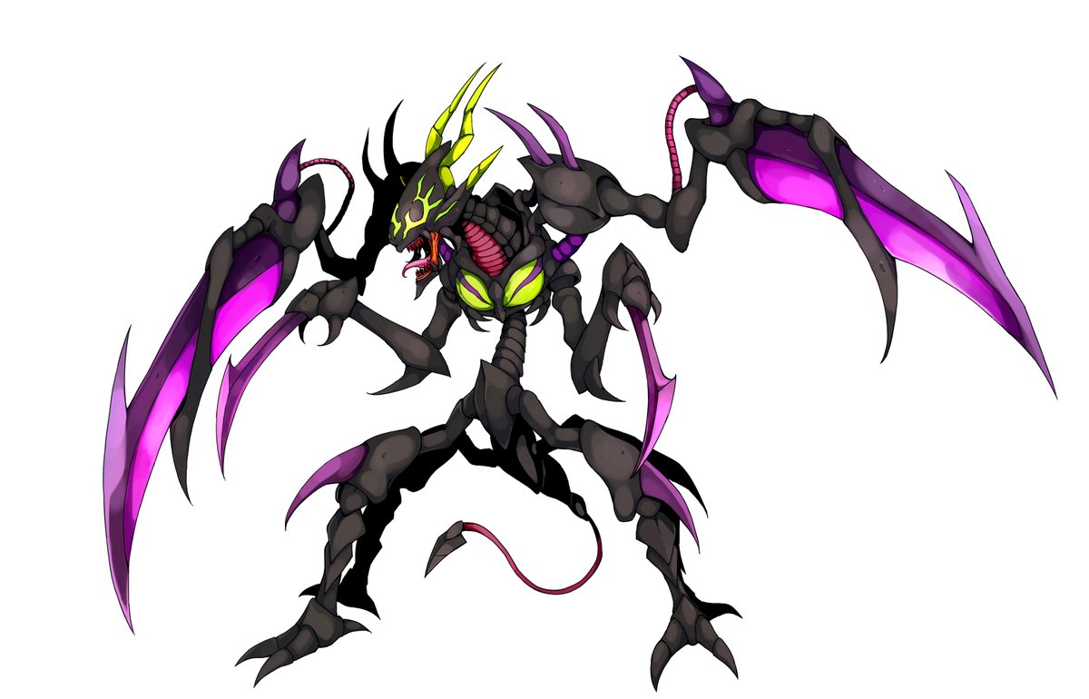 キュキュット スナイモンの進化型考えてました 嘘図鑑書くのめちゃくちゃ楽しかった オリジナルデジモン